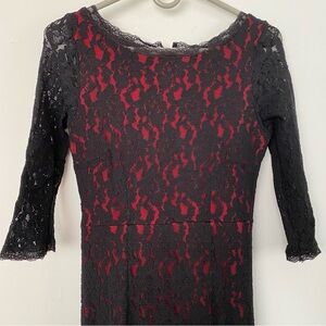 Elegant Black Lace Mermaid Evening Dress